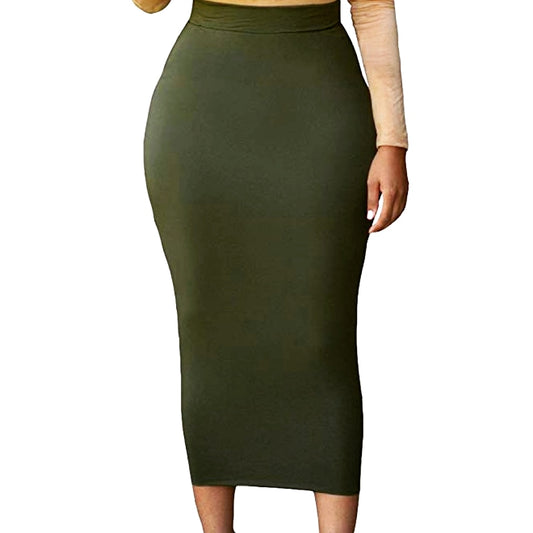 MOSS MIDI SKIRT